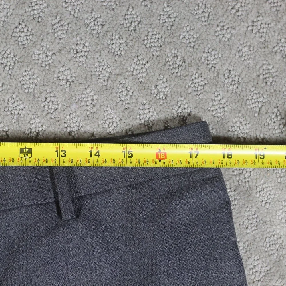 Banana Republic Size 34x34 Classic Fit Grey Wool Slacks - LIKE NEW